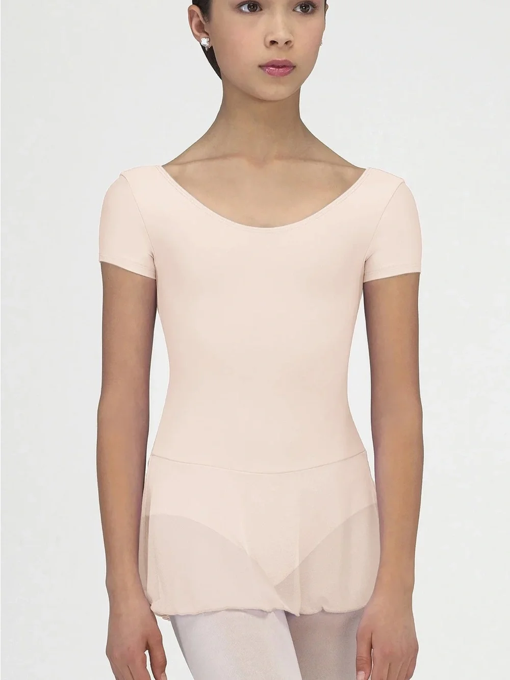 Wear Moi Ardesia Ballet Leotard with Skirt - Peach, size 6-8